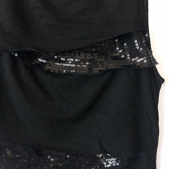 Anthropology BaileyB 44 Black Sequined Sleeveless Dress Size XS - Picture 3 of 6